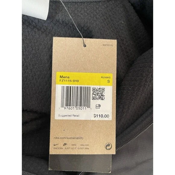 Nike Therma-Fit Water Repellent Sphere Element  Half Zip‎ Black - FZ1115 010 - S - Picture 7 of 15